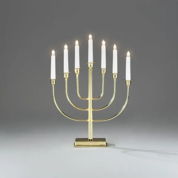 Candelabra 7 Lights Messing Fra Konstsmide - Perfekt for b&aring;de tradisjonelt og moderne interi&oslash;r &ndash; En tidl&oslash;s detalj som l&oslash;fter julestemningen med stil og eleganse!