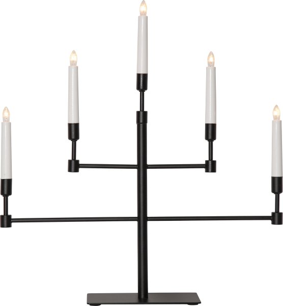 Vide Svart Fra Star Trading - Pynt med den til advent og jul, plasser den i et vindu eller p&aring; en vegg.