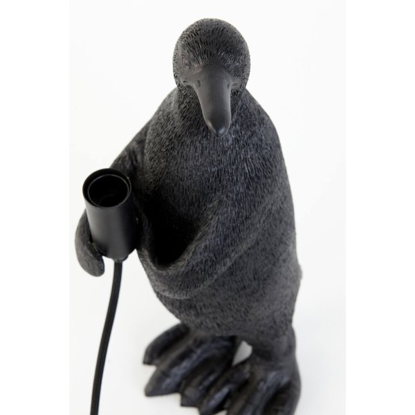 Penguin 24cm Svart bordlampe Fra Light & Living - Penguin er en sjarmerende og leken lampe, la den spre lys og glede i hjemmet ditt!