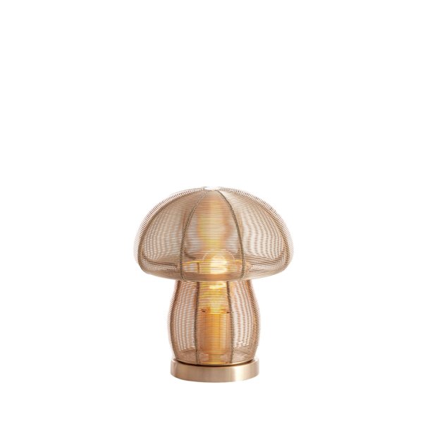 Mushroom 24cm Gull bordlampe Fra Light & Living - 