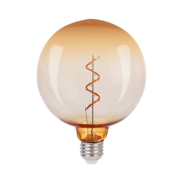 Zoom bilde av Deco bulb XL Årgang Fra Lightson - Denne Deco-pæren med kobberfarget verdikopp i XL-format (12cm) passer perfekt til Gravity-pendelen, men også til festløkken Cozy.