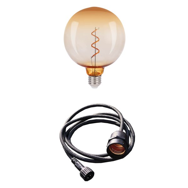 Penny (vintage) Årgang Fra Lightson - Med sitt nedtonede design og varme gl&oslash;d passer den perfekt over et spisebord, en sofagruppe eller som spotbelysning i et hj&oslash;rne.