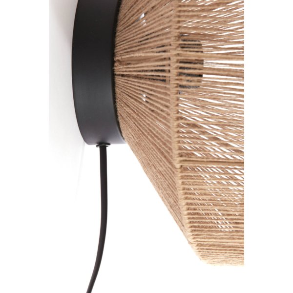 Lyra Ø30 Natur vegglampe Fra Light & Living - 