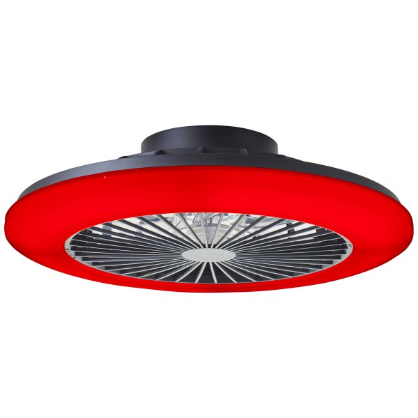 Salerno Ø50 Svart Fra Brilliant - Salerno takvifte i sort er en stilig og allsidig l&oslash;sning for belysning og ventilasjon i hjemmet.