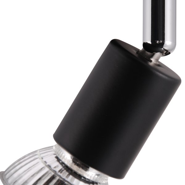 Prato 4 Matt svart spotlight Fra Brilliant - Lampen er laget av metall og har et stilig design som passer godt inn i moderne interiør.