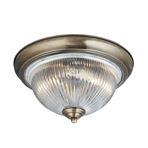 American Diner Ø30 Antikk messing baderomslampe Fra Searchlight - Robust og stilig, denne lampen kombinerer form og funksjon p&aring; en m&aring;te som hever innredningen din.