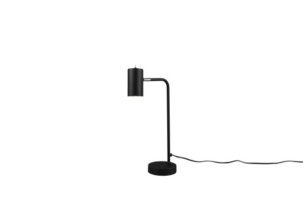 Marley 45cm Svart skrivebordslampe Fra Trio Lighting - Lampehodet er justerbart og kan rettes både opp og ned, noe som gjør det perfekt som leselampe på; skrivebordet eller som aksentbelysning på en byr&aring;.