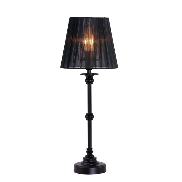 Axel Mini 48cm Svart bordlampe Fra Pixie Design - Axel er en elegant bordlampe med klassiske former.