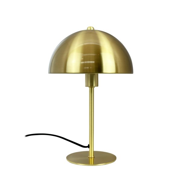 Lyon 30cm Messing bordlampe Fra Dyberg Larsen - Med sitt klassiske design og moderne materialvalg er bordlampen Lyon et sofistikert valg for hjemmet, som kombinerer eleganse og funksjon på en perfekt søtsak.