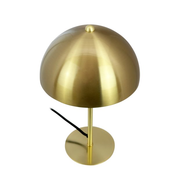 Lyon 30cm Messing bordlampe Fra Dyberg Larsen - Med sitt klassiske design og moderne materialvalg er bordlampen Lyon et sofistikert valg for hjemmet, som kombinerer eleganse og funksjon på en perfekt søtsak.