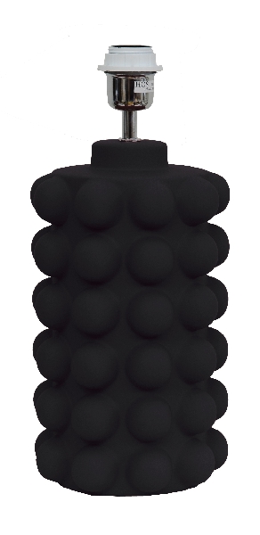 Bubbles 38cm Svart lampefot Fra Hallbergs - Bubbles er en moderne keramisk lampesokkel.