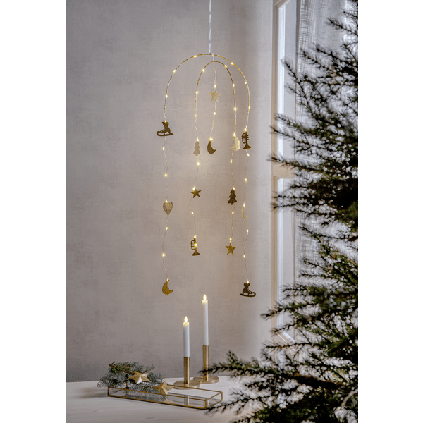 Dream Messing Fra Star Trading - Fine vintermotiver i messingfinish som skaper julestemning.