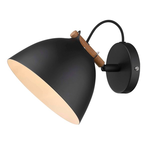 Århus Ø18 Svart vegglampe Fra Halo Design - H&oslash;y innredningen din med &Aring;rhus vegglampe &ndash; en perfekt blanding av moderne eleganse og funksjonalitet.