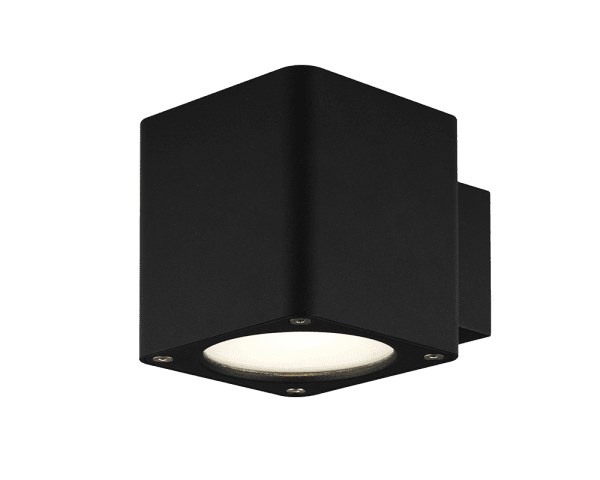 Lot Reko I Svart utendørslampe Fra Westal - Egnet for montering med røruttak på fasader, innganger osv.