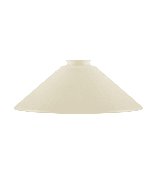 Schoolhouse Glass Shade 60/300 Off-white Fra Karlskrona lampfabrik - 
