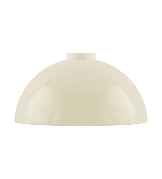 Dome Glass Shade 60/235 Off-white Fra Karlskrona lampfabrik - 