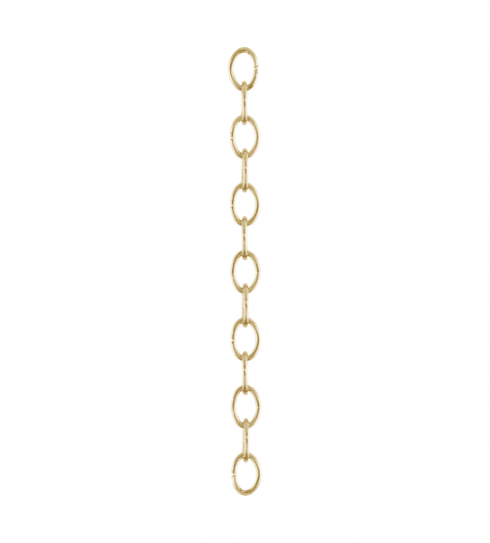 Oval Chain 10m Messing Fra Karlskrona lampfabrik - 