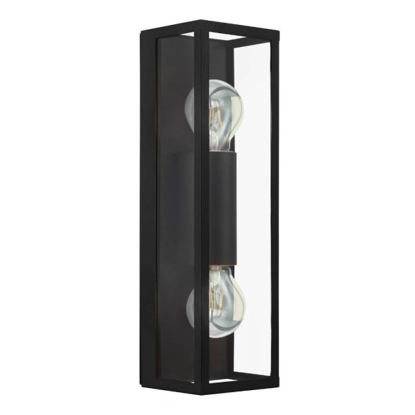 Amezola 38cm Svart baderomslampe Fra Eglo - Denne lampen passer deg som ønsker en moderne og tidsriktig interiørdetalj som forsterker helhetsinntrykket i hjemmet ditt.