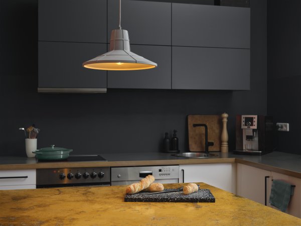 Zoom bilde av Concrete Sala Ø32 Grå Taklampe Fra Osram - Concrete Sim er et rustikk anheng med h&oslash;ykvalitetsdesign.