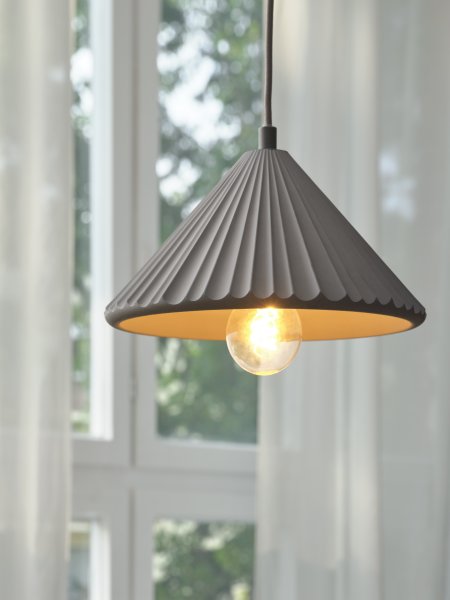 Concrete Pyramid Ø25 Grå Taklampe Fra Ledvance - 