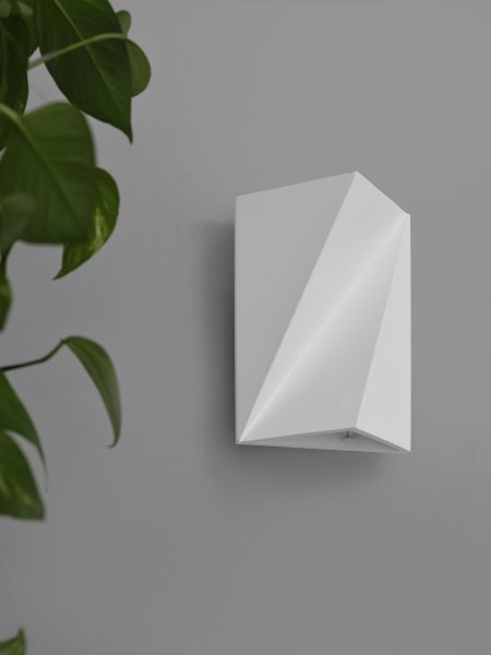 Zoom bilde av Origami Swan 20cm Hvit vegglampe Fra Osram - Origami Swan &auml;r en modern v&auml;gglampa gjord av gips.