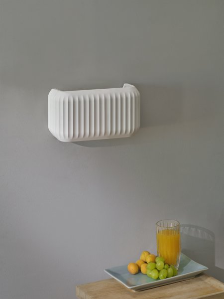 Plaster Routes 25cm Hvit vegglampe Fra Ledvance - Plaster Routes &auml;r en modern v&auml;gglampa gjord av gips.