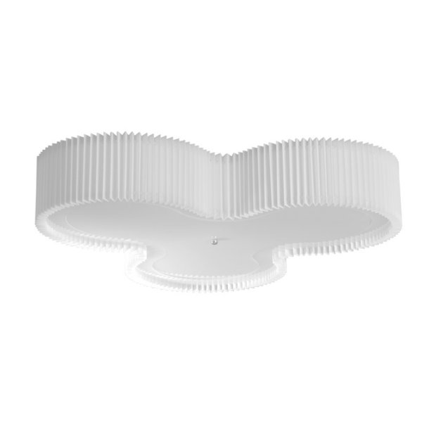 Kolme Ø70 Hvit plafond Fra CO Bankeryd - Kolme er en unik og stilig taklampe laget av vinyl, som med sitt skulpturelle design tilf&oslash;rer hjemmet ditt et kunstnerisk uttrykk.