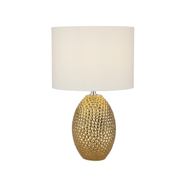 Nadine 30cm Gull bordlampe Fra Searchlight - Forbedre innredningen i hjemmet ditt med Nadine bordlampe.