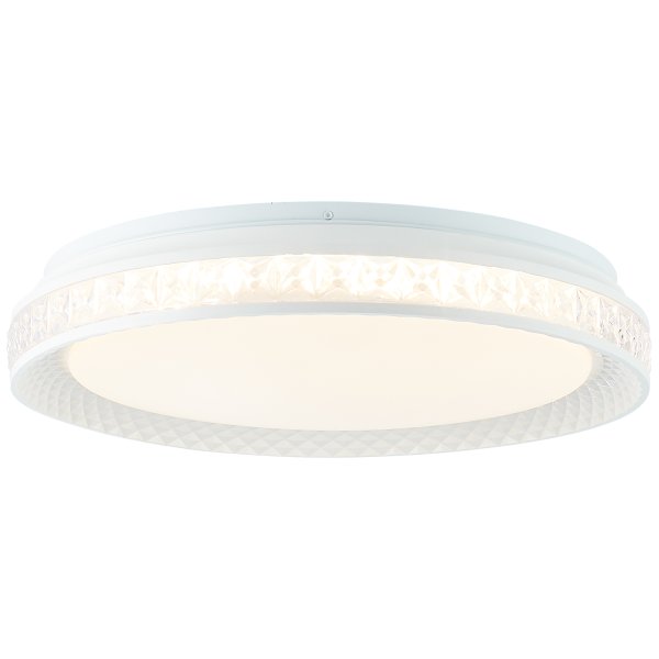 Burlie Ø40 Hvit plafond Fra Brilliant - Burlie er en stilig taklampe med et elegant design.
