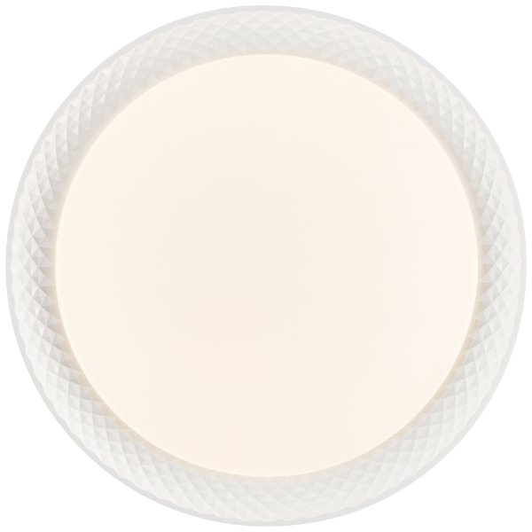 Burlie Ø40 Hvit plafond Fra Brilliant - Burlie er en stilig taklampe med et elegant design.