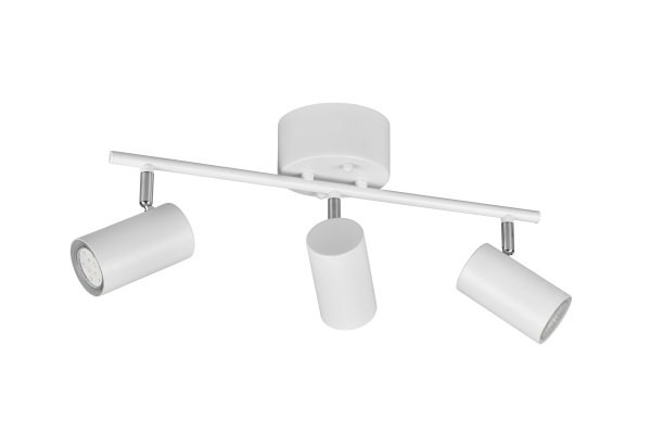 Marlina 3 Hvit spotlight Fra Trio Lighting - Den moderne taklampen MARLEY med 3 lys tilbyr tilpasset belysning i stuen eller gangen.