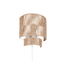 Satna 24cm Natur vegglampe Fra Trio Lighting - Satna er en moderne vegglampe med et enkelt design.
