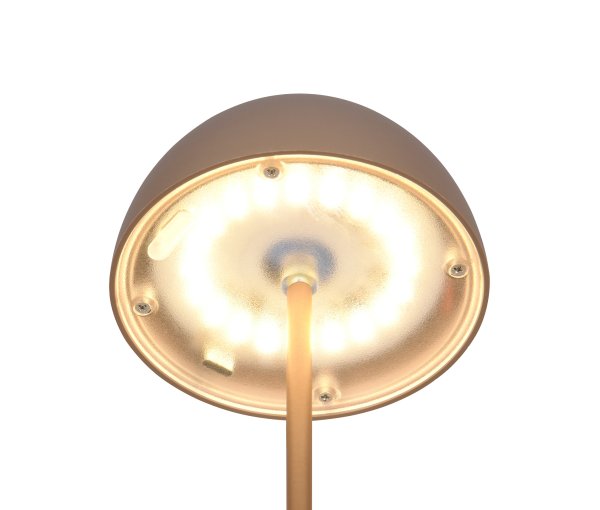 Ortiz 20cm Lys brun bærbar Fra Trio Lighting - 