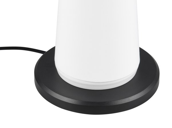 Fungo 30cm Hvit bærbar Fra Trio Lighting - Den bærbare Fungo bordlampen kombinerer moderne design med innovative funksjoner, noe som gjør den til en favoritt blant oppladbare lamper.