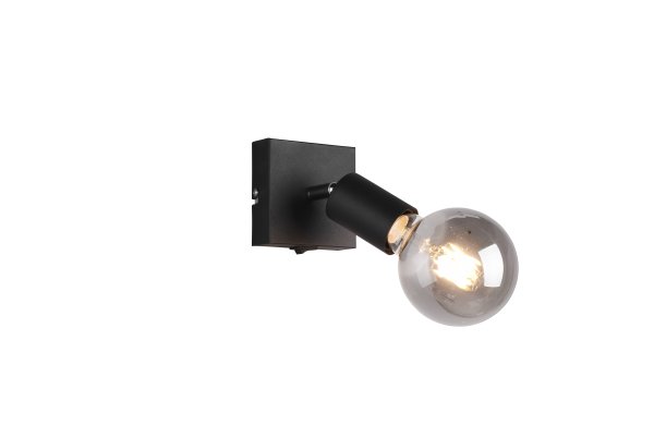 Vannes Svart spotlight Fra Trio Lighting - Vannes vegglampe med sin enkle og tidl&oslash;se design blir en nydelig interi&oslash;rdetalj for hjemmet.