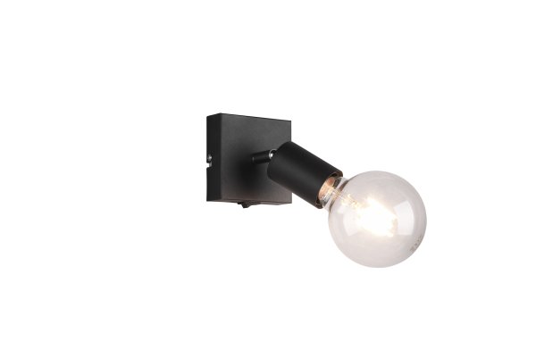 Vannes Svart spotlight Fra Trio Lighting - Vannes vegglampe med sin enkle og tidl&oslash;se design blir en nydelig interi&oslash;rdetalj for hjemmet.