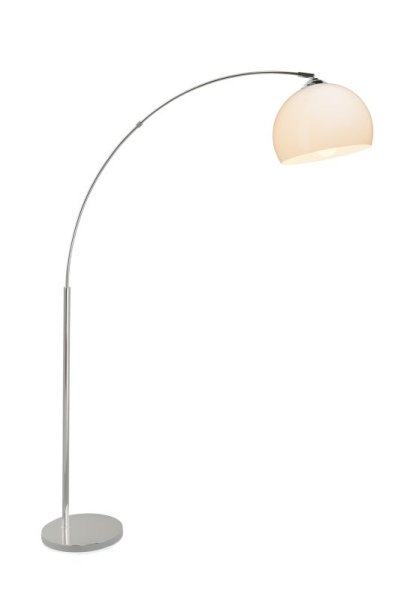 Vessa Krom gulvlampe Fra Brilliant - Vessa er en stilig, bueformet gulvlampe som gir fleksibel belysning i hjemmet.