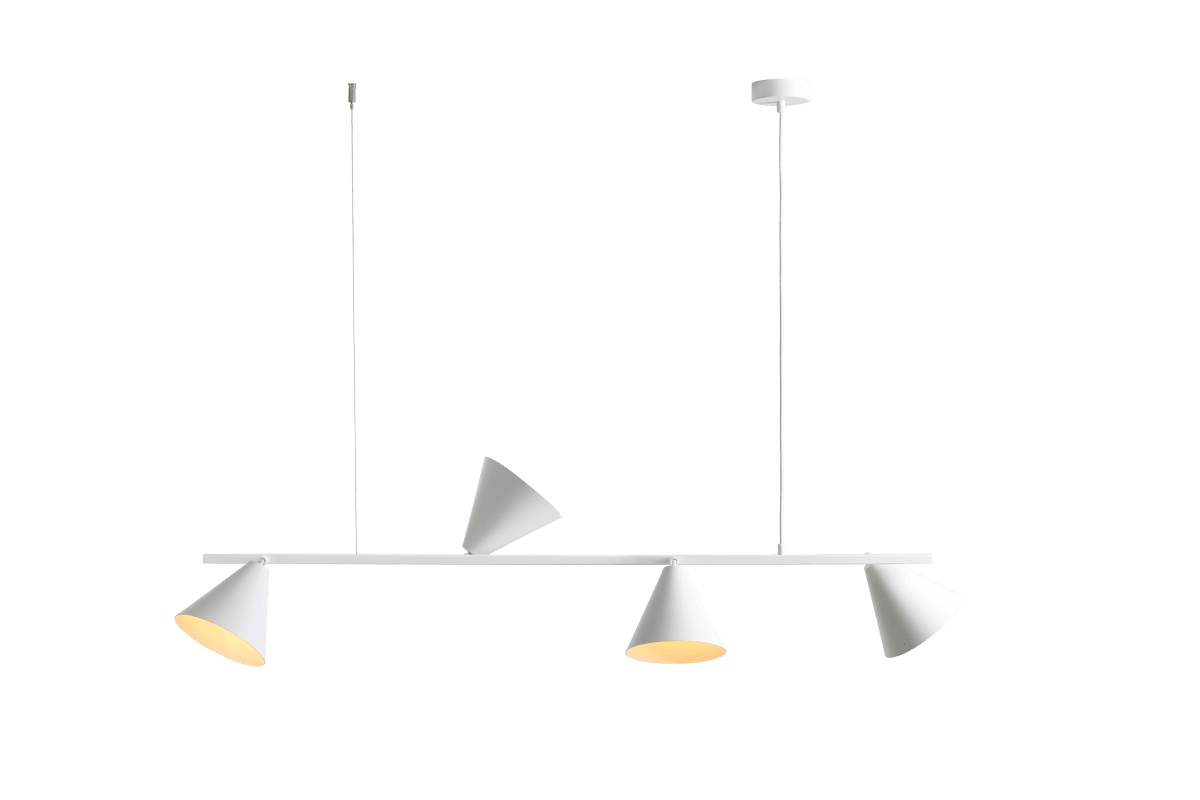 Form 120cm Hvit Taklampe Fra Artera - Lampens enkle og geometriske design gj&oslash;r den til en allsidig belysningsl&oslash;sning som passer inn i de fleste interi&oslash;rstiler, samtidig som den tilf&oslash;rer et snev av moderne eleganse til rommet.