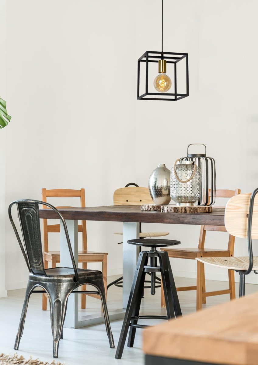 Ruben 22cm Svart Taklampe Fra Lucide -  Unike produktegenskaper:Passer for bruk med LED-lyskilderDenne lampen er høydejusterbarLett å koble til en dimmer (ekskl.