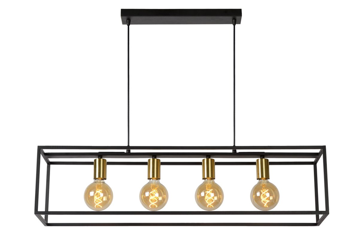 Ruben 92cm Svart Taklampe Fra Lucide - Fra en rustikk eller industriell stil til et skandinavisk hjem &ndash; Pendellampen Ruben passer overalt.