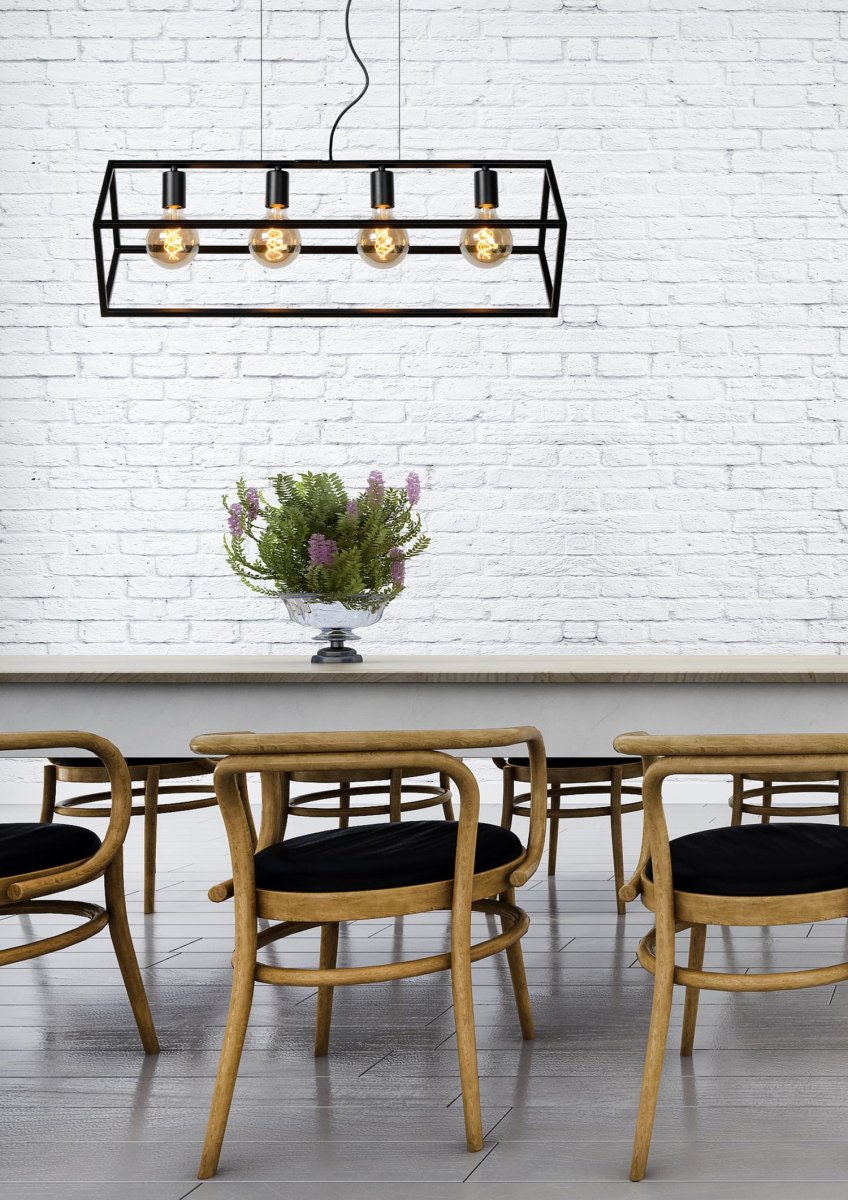 Fabian 80cm Svart Taklampe Fra Lucide - Unike produktegenskaper:Passer for bruk med LED-lyspærerDenne lampen er justerbar og uttrekkbarLett å koble til en dimmer (ekskl.