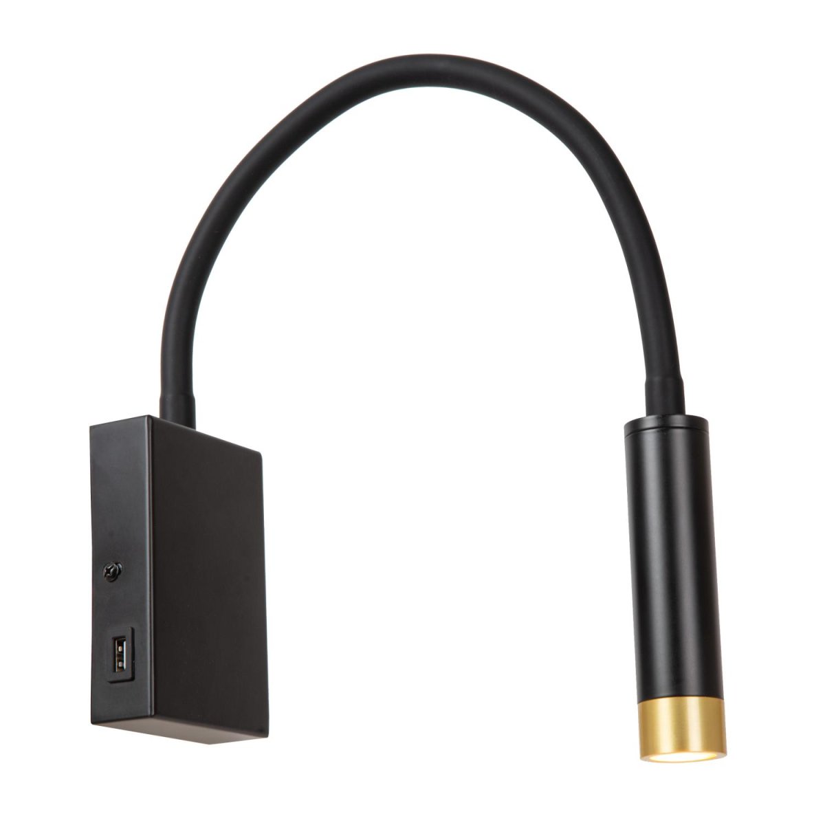 Alec Svart leselampe Fra Lucide - Med sin elegante og langstrakte design er denne vegglampen den perfekte aksenten for nattbordet eller nattbordet ditt.