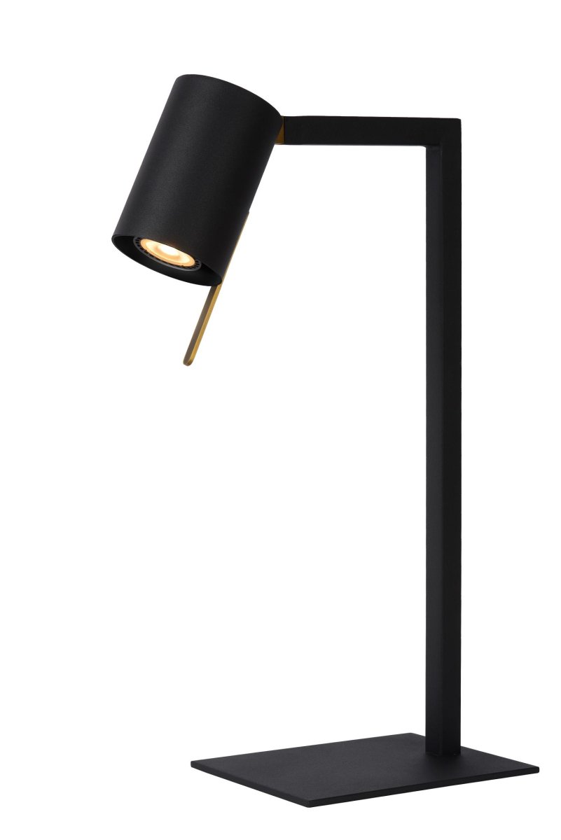 Lesley 50cm Svart skrivebordslampe Fra Lucide - Lesleys elegante design gir et trendy og sofistikert inntrykk.