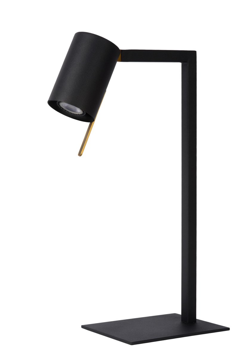 Lesley 50cm Svart skrivebordslampe Fra Lucide - Lesleys elegante design gir et trendy og sofistikert inntrykk.