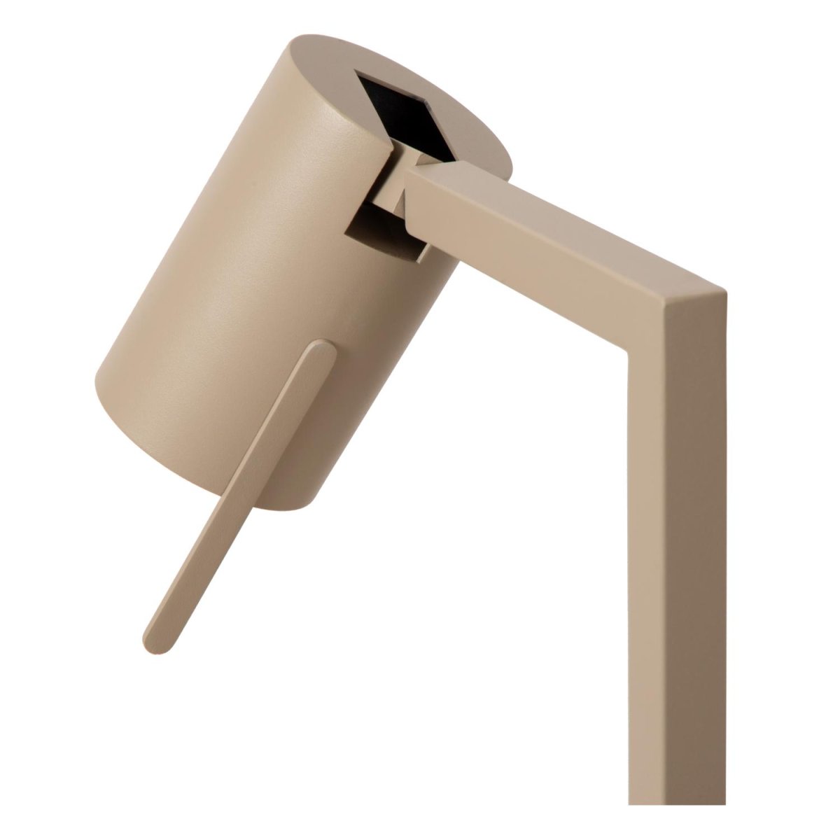 Lesley 50cm Taupe skrivebordslampe Fra Lucide - Lesleys elegante design gir et trendy og sofistikert inntrykk.