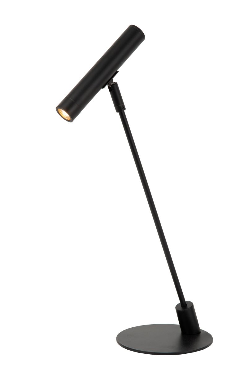 Alec 53cm Svart skrivebordslampe Fra Lucide - Gir lys til måltidene, bøkene eller firmaet ditt &ndash; og selvfølgelig skape en koselig atmosfære.