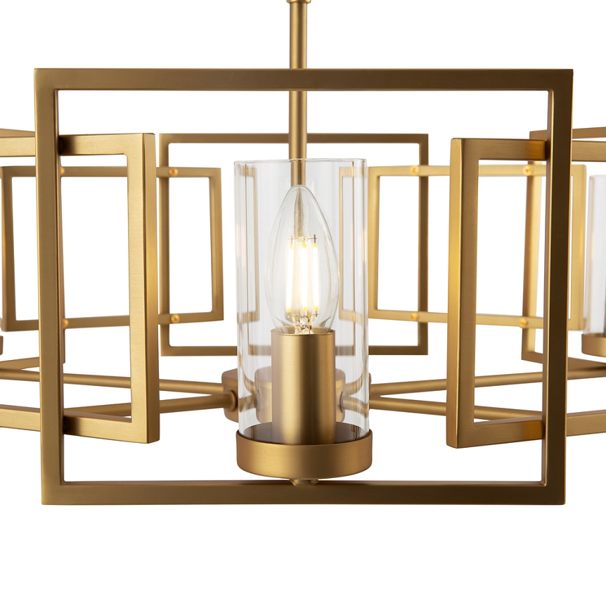 Bowi Ø65 Gull Taklampe Fra Maytoni - Bowi er en elegant metalllysekrone med en sofistikert gullfinish.