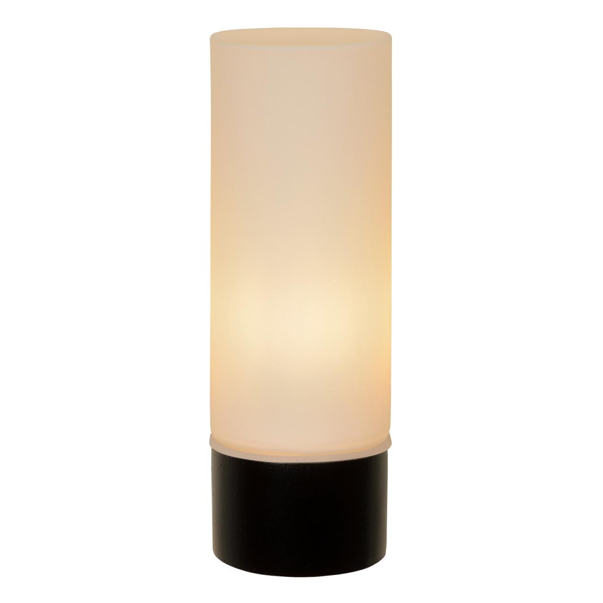 Jesse 16cm Svart baderomslampe Fra Lucide - Jesse monteres enkelt p&aring; veggen med en metallplate, og du har mulighet for &aring; koble vegglampen til en kompatibel dimmer.