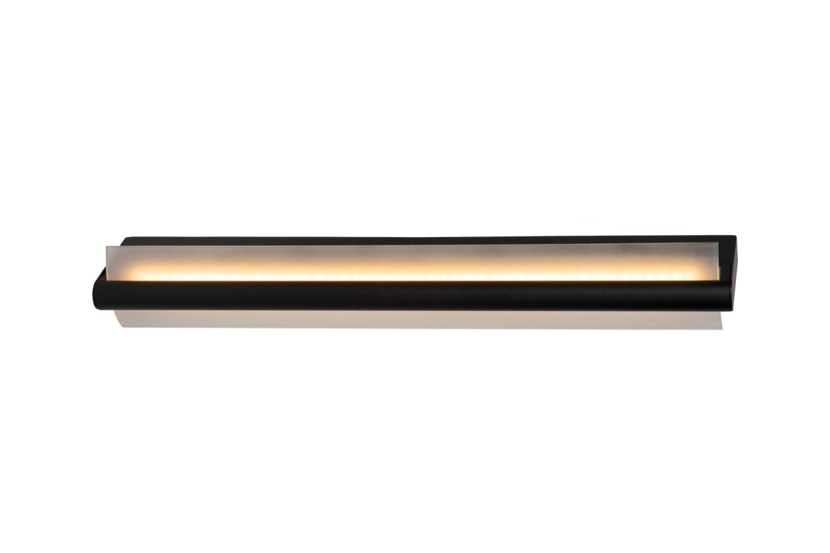 Wanda 60cm Frostet baderomslampe Fra Lucide - Laget av matt akryl med moderne rektangul&aelig;r design, er Wanda perfekt for bruk i fuktige rom og sender ut et varmt hvitt lys.
