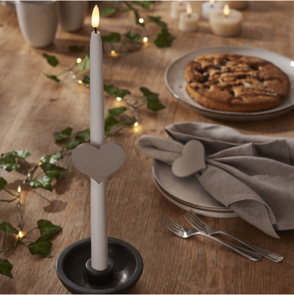 Lysmansjett 2-Pack Beige Fra Star Trading - &Auml;Endre utseendet og dekorer adventslysestaken eller LED-lysene med disse juleinspirerte dekorasjonene.